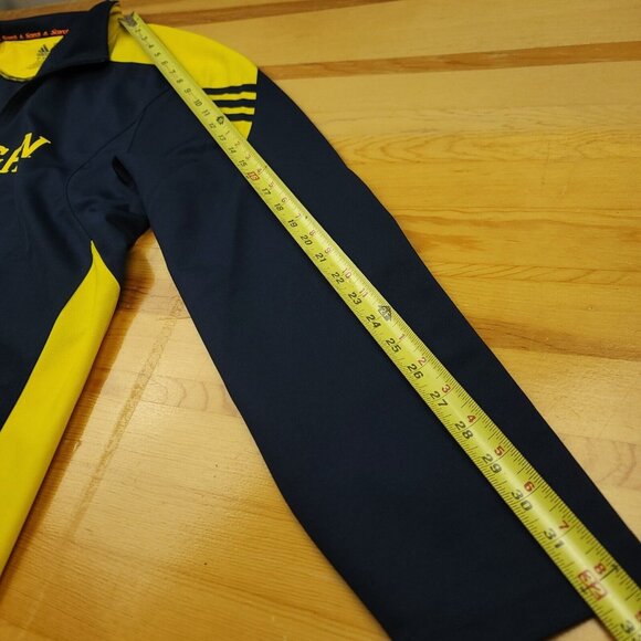 Adidas Mens XL Climalite Scorch Michigan Wolverines Performance‎ 1/4 Zip NCAA - Picture 8 of 14